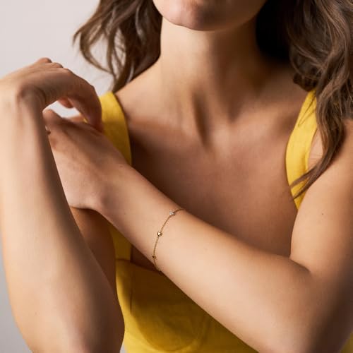 Image of Fossil Women's Stainless Steel Chain Bracelet