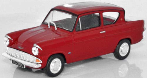 Cararama CR040 Ford Anglia 105E Saloon Monaco Red