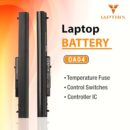 Image of Laptrix OA04 Laptop Battery Compatible for H P OA04 OA03 740715-001 F3B94AA H-P 240 G2 240 G3 250 G2 250 G3 H-P 14-g H-P 14-r, H-P 15-g, H-P 15-r, Compaq, 14-a, HSTNN-IB5S, 740004-141,