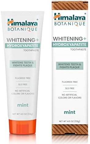 Himalaya Botanique Whitening + Hydroxyapatite Toothpaste, Mint Fl...