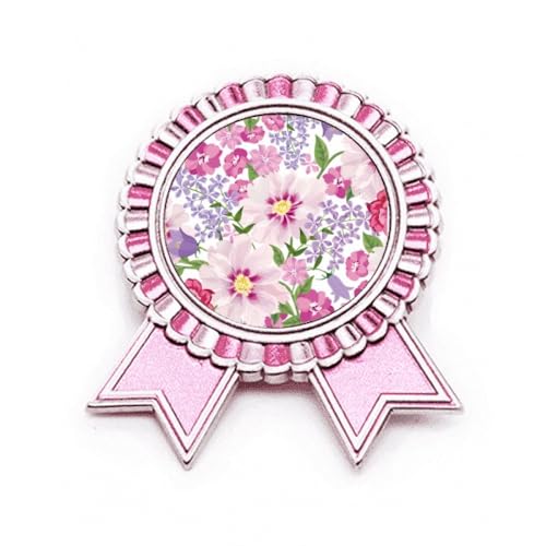 Broche fleur de mer rose en métal M, un bijou poétique chargé d'émotion