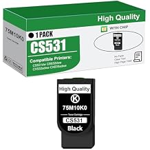 خرطوشة حبر سوداء CS531 CX532 لخرطوشة حبر 75M10K0 للاستخدام مع طابعات CS531dw CS632dwe CX532adwe CX635adwe 1-أسود