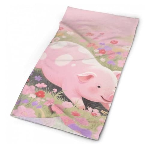 Cute Pig Neck Gaiter Face Cover Scarf, Breathable Sun Balaclava for Skiing Fishing Hiking Cycling2