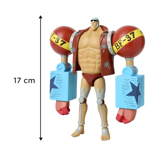BANDAI - Anime Heroes - One Piece - Figurine Anime Heroes 17 cm - Franky - 36938