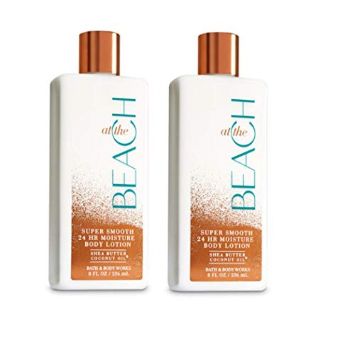 Body Works 2 Pack At The Beach Super Smooth Body Lotion 8 Oz.