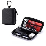 SLIM & LIGHTWEIGHT TECH ORGANIZER: Mit einem eleganten und klassischen Erscheinungsbild ist diese Reisebeutel sehr tragbar für das einfache Tragen. Mit dem Hakendesign kann es leicht von Hand oder an einem Rucksack, Koffer oder Bundesbund gehängt werden, der sehr bequem zu tragen ist. Abmessungen - Äußeres: 10x 4,5 x15 (cm) (l x w x h)