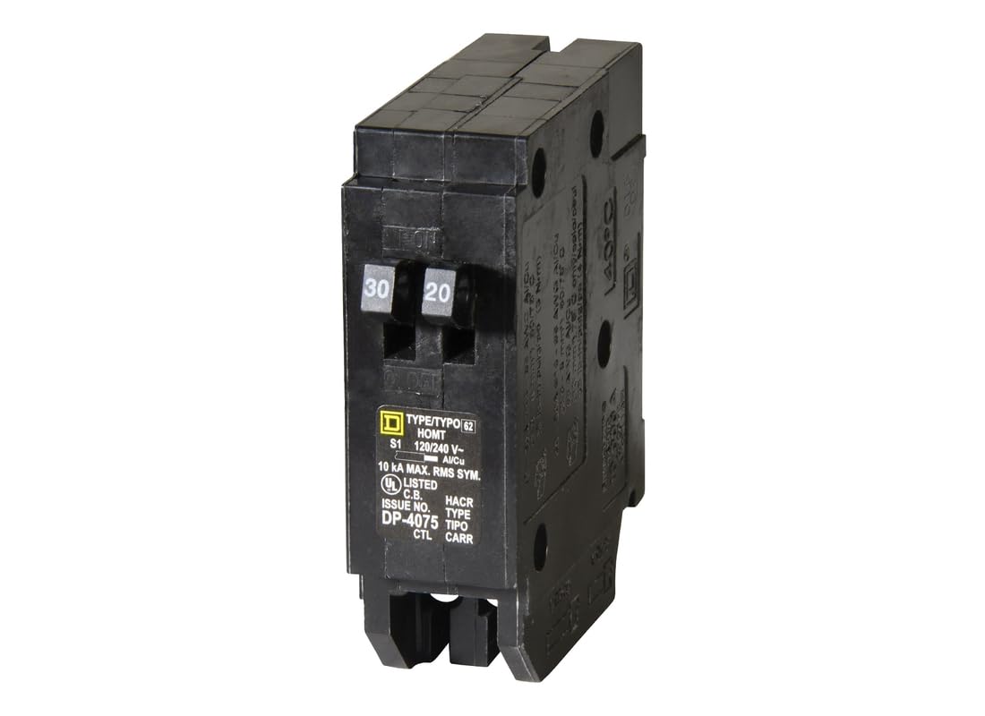 Square D - HOMT3020CP Homeline 1-30-Amp 1-20-Amp Single-Pole Tandem Circuit Breaker — Amazon image 2