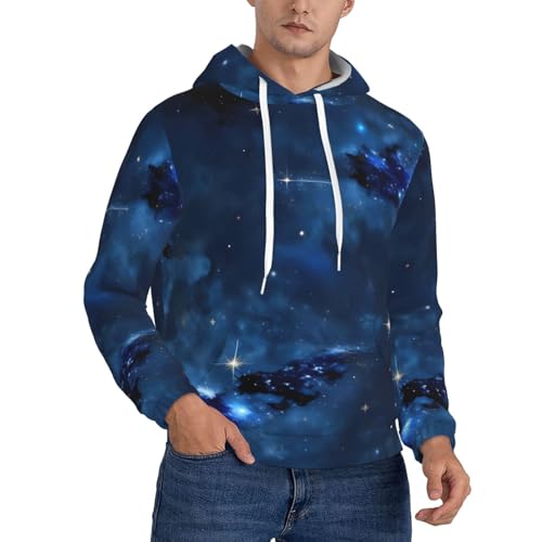 Sweat galaxie bleue pour vos soirées fraîches et moments détente