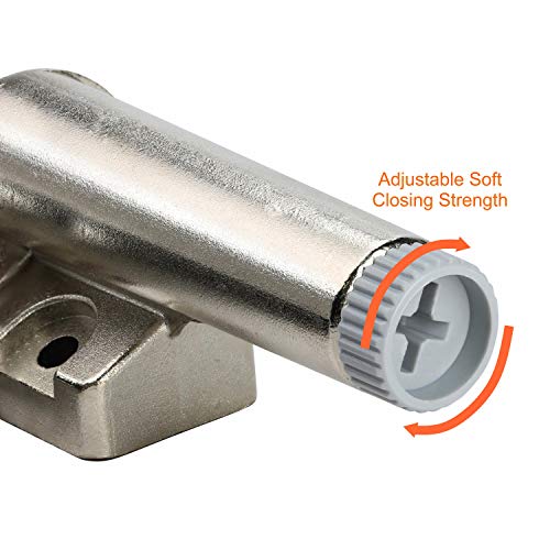 25 Pack Rok Hardware Soft Close for Cabinet Doors/Metal Soft Close Adapter/Damper/Hardware/Zinc/Hinge/European Made! SCD101