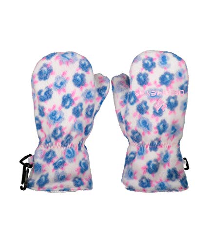 Obermeyer Kids Finley Fleece Mitten (Little Kids Big Kids) Roselet Blue XS (5-6 Yrs)