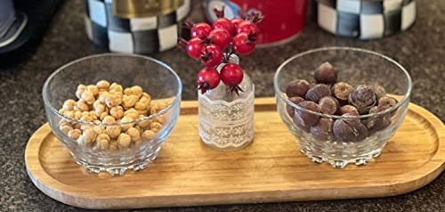 Bohem'S KRMN001 Clear Glass Bowls Set For Kitchen, Small Serving Bowls For Dessert, Snack thumb #3