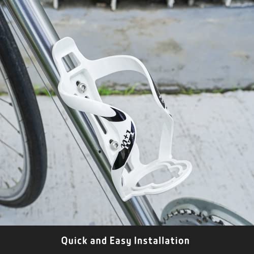 N+1 Water Bottle Cage Designed For Sport And Pet Bottles, Ideal For Road Cycling, Mountain Biking, And Bikepacking (White) #TOP4