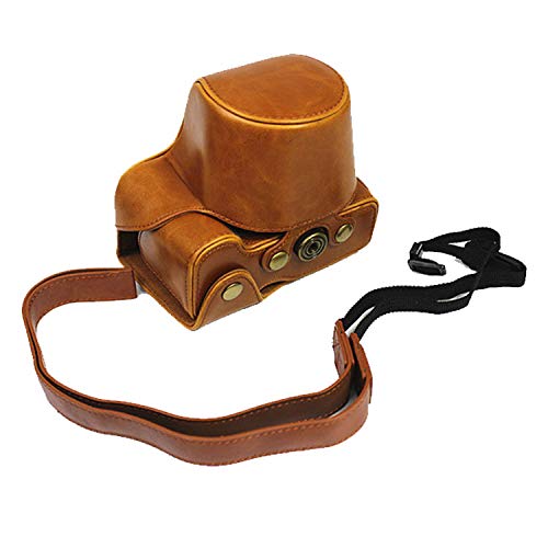 FUJIFILM X-S10用 ケース 上質PUレザー 保護ケース ボディーカバー 傷つき防止 カバー フジフィルム X-S10 カメラ保護 衝撃吸収 ケース カバー(ブラウン)