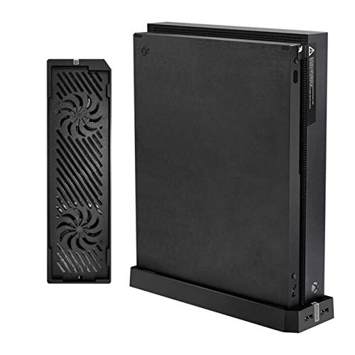 Base Suporte Vertical + Cooler Com 2 Fan + Hub Com 2 Usb Para Console Do Xbox One X SND-403