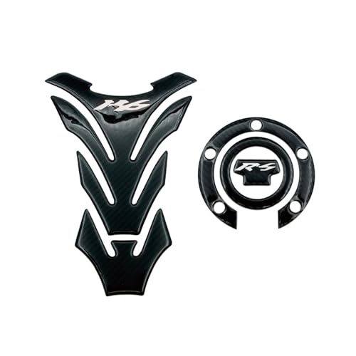 Autocollant moto fiber carbone pour YZFR6 anti-rayure de réservoir gaz