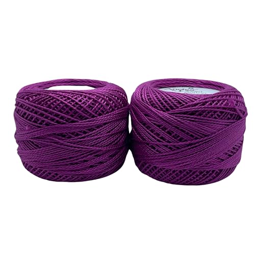 Image of Anchor Knitting Pearl Cotton Fast Colour Thread Yarn - Mercer Pearl Cotton 10gm Yarn (Thickness 1 mm) (Pack of 1 (089)