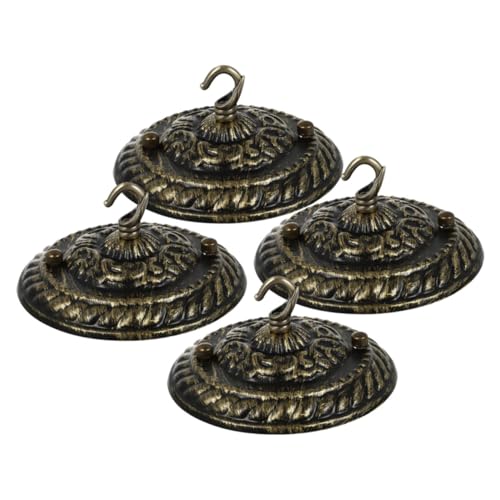 Plaque de plafond vintage Hemobllo lot de 4 pour suspension