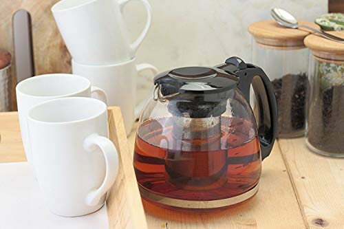 Glow Glass 600ml Infusion Teapot – Durable Heat-Resistant Glass with Stainless Steel Infuser for Loose Leaf Tea - The Ultimate Tea Maker for Every Occasion - Image 2