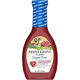 Maple Grove Farms Sugar Free Salad Dressing, Raspberry Vinaigrette, 8 Ounce (Pack of 12)