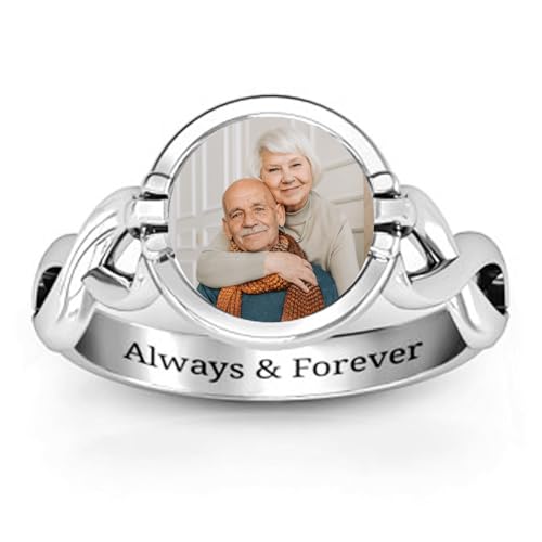 Engraved Rings Father Daughter Promise Ring Personalized Promise