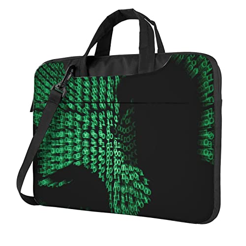 Sacoche à bandoulière ordinateur portable 15.6 pouces Hacker Attack housse PC 14"