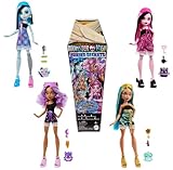 Monster High Buried Secrets Dolls and Accessories, Cozy Creepover Theme with Mystery Doll and 5 Unboxing Surprises (Characters May Vary)