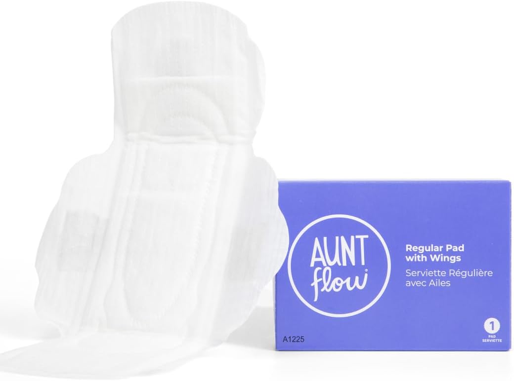 Aunt Flow #4 Vended Pad with Wings (Case of 250 Individually Boxed Napkins) Universal Fit - Regular Absorbency, Eco-Friendly - Image 2