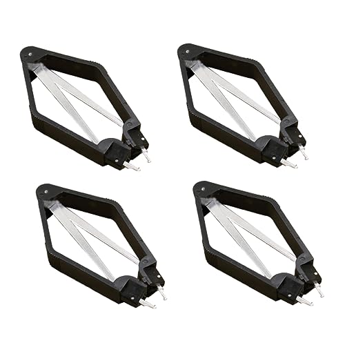 IWOWHERO Ic Chip Removal Tool Set Professional Clip Extractor 4pcs Stainless Steel for Ics