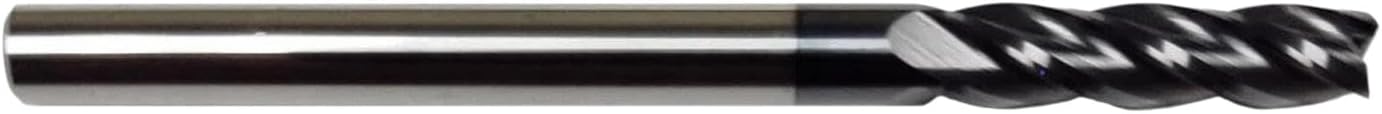 1/4" Solid End Compatible with Mill – 4 Flute Long Center Cutting – TiAlN Coated USA