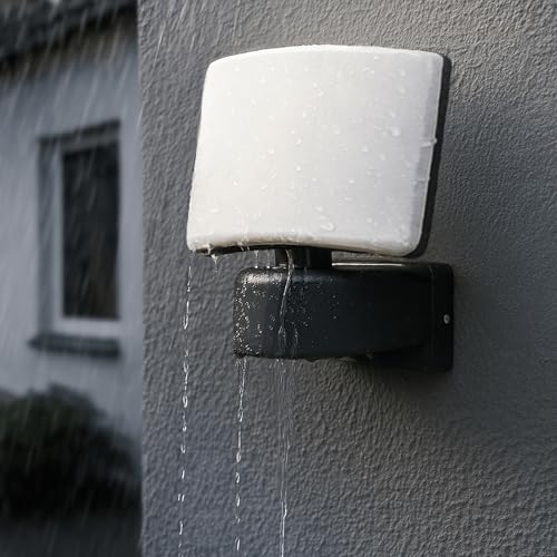 Miratic Projecteur Led Extérieur 30 W Eclairage Exterieur Blanc Chaud 3000 K Lumiere Exterieure Murale 2200 lm Résistant aux Intempéries IP65 IK10 Gris