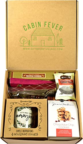 Cabin Fever, Gourmet Coffee Gift Basket And Get Well Gift Basket With Word Puzzles And Delicious Coffees #TOP4