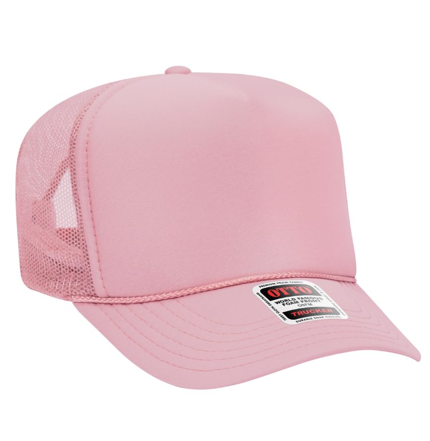 Image of Otto Cap 5-Panel High Crown Mesh Back Trucker Hat