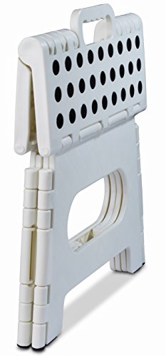 Folding Step Stool - The Lightweight Step Stool Is Sturdy Enough To Support Adults And Safe Enough For Kids. Opens Easy With One Flip. Great For Kitchen, Bathroom, Bedroom, Kids Or Adults. #TOP3