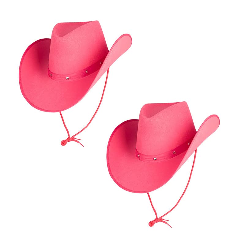 My Illusions 2 x Hot Pink Ladies Texas Cowboy Western Aduts Fancy Dress Costume Accessory New