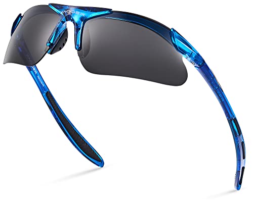 Image of Kids Youth Polarized Sports Sunglasses for Boys Girls Baseball Softball Glasses TR90 Frame