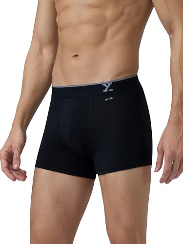 Image of XYXX Men's Aero Super Combed Cotton Regular Fit Solid Antibacterial Trunk