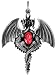 SUMMIT COLLECTION Double Dragon Pendant Collectible Medallion Necklace Accessory Jewelry