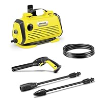 Kärcher K 3 Horizontal pressure washer, pressure: max. 120 bar, flow rate: 380 l/h, area performance: 25 m²/h, water filter, weight: 3.7 kg, high-pressure hose and gun, spray lance, dirt blaster