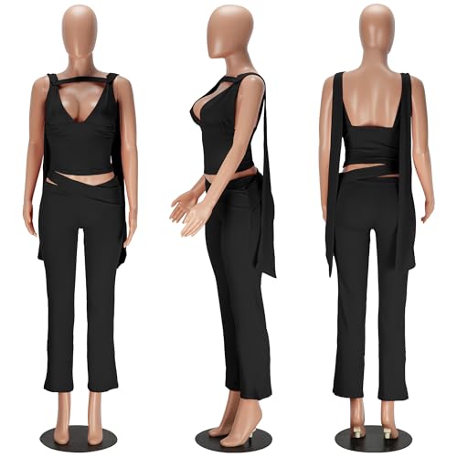 Image of Jigfar Women Sexy Elegant Bodycon Jumpsuit Going Out Romper Birthday Party Club Night Outfits