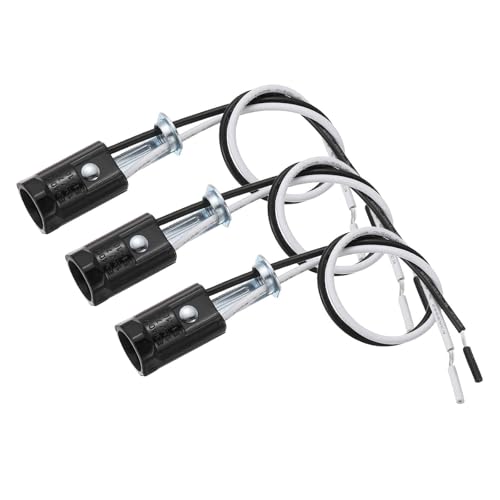 MECCANIXITY 3 supports de lampe E12 avec fil 10"