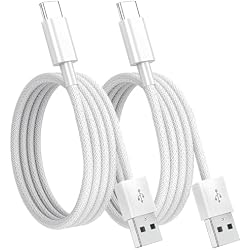 CarPlay Cable for iPhone 17/16/15 Series (2-Pack, 3.3FT) – USB A to USB C Fast Charging Nylon Braided Cord, Compatible with iPhone 17 Pro/Max/Air, iPad, AirPods, Samsung Galaxy, Google Pixel, More