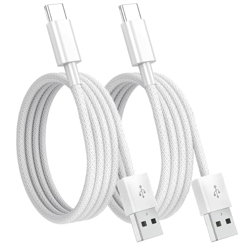 Car Carplay Cable for iPhone 16/15 (2-Pack 3.3FT), Nylon...