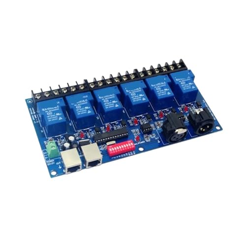 DMX-RELAY-6CH-30A [XCb` 30A * 6CH 6 EFC [fR[_ DMX512 Rg[ DC 12V 6 EFC LED CgRg[