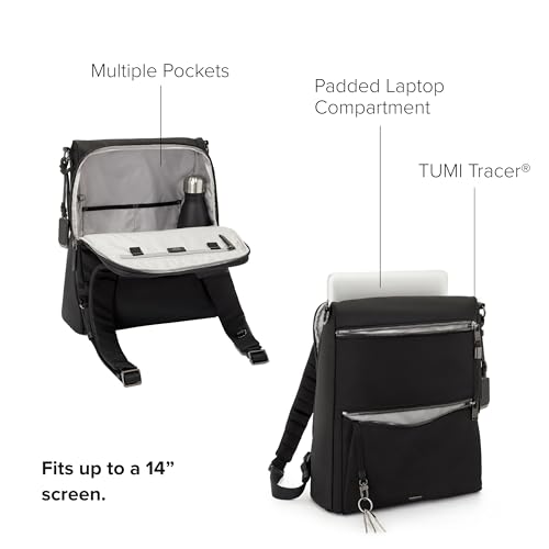 Image of TUMI Voyageur Leigh Backpack /Tote Black /Gunmetal One Size