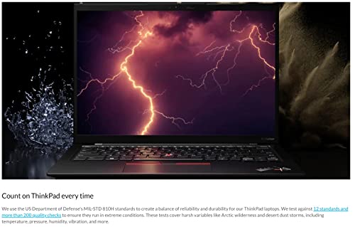 Image of Lenovo ThinkPad X1 Carbon Gen 10 Intel Core i7-1280P 14 inch WUXGA (1920x1200) IPS 400nits Anti-Glare, Touch, 32GB RAM, 1TB NVMe SSD, Backlit KYB Fingerprint Reader, Win11 Pro