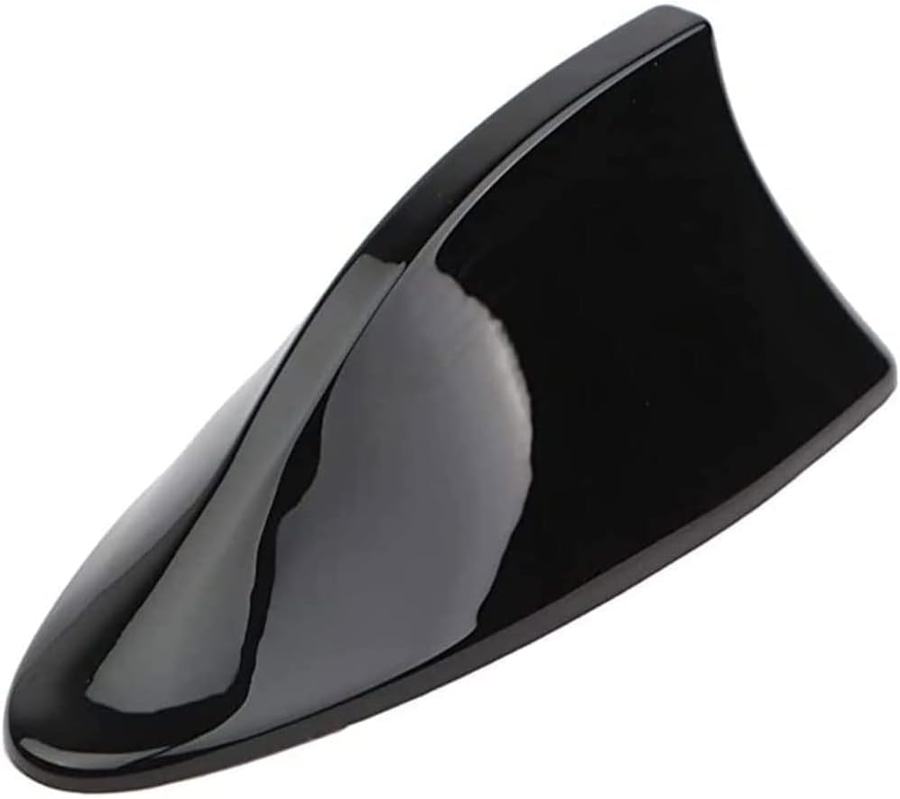 LUISAS Car Shark Fin Antenna for Nissan Qashqai j10 j11 J12 Juke tiida x-Trail t32 Radio Signal Car Antenna Easy Installation Durable And Waterproof Car Accessories,A/Black