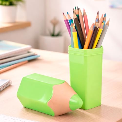 Estojo Organizador Multiuso Porta Lápis e Caneta Plasutil (Vermelho)