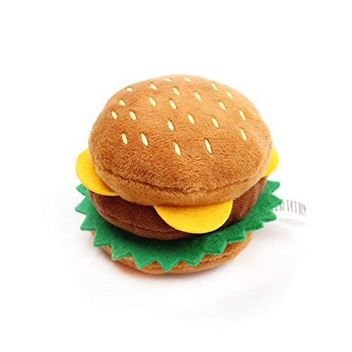 Coomir Mascota Perro Masticar Juguete Peluche Simulación Hamburguesa Helado Pollo Pierna Forma Jugar