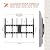 GRIFEMA Low Profile TV Wall Mount for 37-82 Inch, Tilt, Up to 132.28 lbs