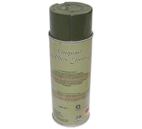 BEGADI Original Olive-Green- Acryl Lack/Sprühlack 400ml (matt, stark deckend)